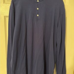 Blue Dress Shirt Long Sleeve Classic